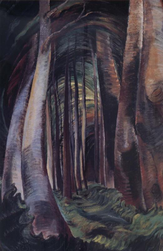 Emily Carr Wood Interior China oil painting art